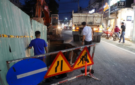 Hệ thống thoát nước đường Võ Văn Ngân dự kiến hoàn thành trước ngày 30/4