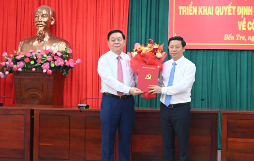 Ông Trần Thanh Lâm giữ chức Phó bí thư Tỉnh ủy Bến Tre