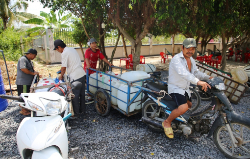 Tiền Giang công bố khẩn cấp về thiên tai xâm nhập mặn, thiếu nước