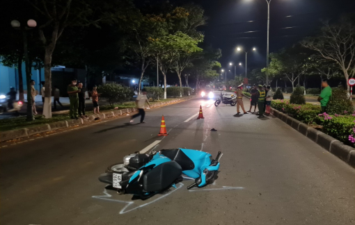 Triệu tập thanh niên lao xe máy vào cảnh sát giao thông ở Đắk Nông