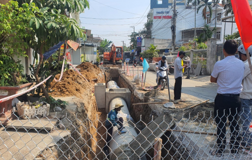 Dự án thoát nước ở Quảng Ngãi nhưng lại có nội dung ở Đà Nẵng