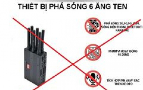 Các sàn thương mại điện tử không được bán thiết bị phá sóng