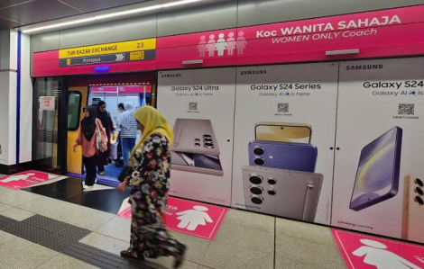 Malaysia thiết kế toa tàu chỉ dành cho nữ để hạn chế quấy rối tình dục