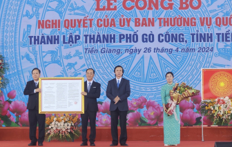 Thành lập thành phố Gò Công, tỉnh Tiền Giang