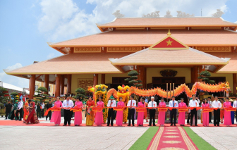 Kiên Giang khánh thành đền thờ Anh hùng liệt sĩ tại huyện biên giới Giang Thành