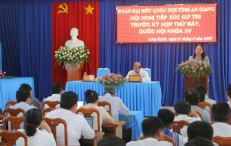 Quyền Chủ tịch nước Võ Thị Ánh Xuân tiếp xúc cử tri An Giang