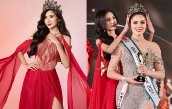 Hoa hậu Nguyễn Thanh Hà khoe vẻ đẹp quyến rũ khi kết thúc nhiệm kỳ