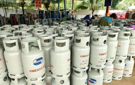 Giá gas giảm 5.000 đồng/bình từ 1/5