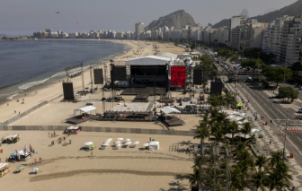 270 tấn thiết bị cho đêm biểu diễn miễn phí của Madonna tại Brazil