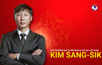 VFF công bố ông Kim Sang-sik làm HLV trưởng đội tuyển Việt Nam