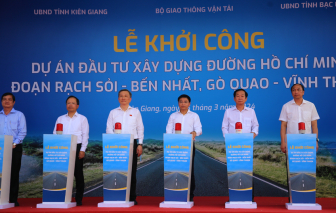 Dự án đường Hồ Chí Minh qua tỉnh Kiên Giang chỉ mới bàn giao mặt bằng hơn 8km