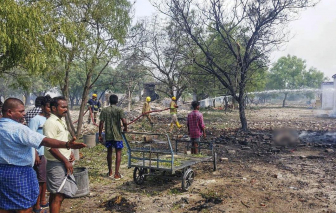 10 người thiệt mạng sau vụ nổ nhà máy pháo hoa ở Ấn Độ