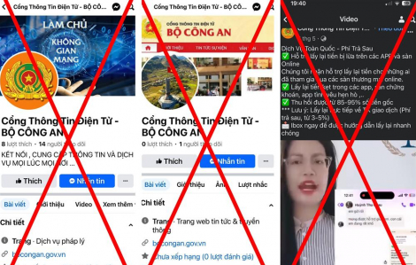 Cảnh báo thủ đoạn mạo danh Cổng Thông tin điện tử Bộ Công an