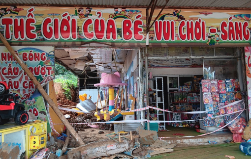 Đang xác minh giấy phép khu vui chơi - nơi xảy ra vụ sạt lở khiến 3 cháu bé tử vong