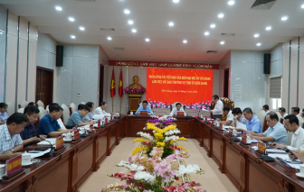 Trưởng ban Tuyên giáo Trung ương Nguyễn Trọng Nghĩa làm việc tại Kiên Giang