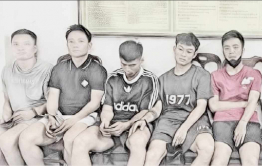 Bắt tạm giam 5 cầu thủ ở Hà Tĩnh vào khách sạn sử dụng ma túy