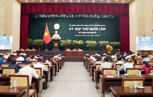 Khai mạc kỳ họp thứ 15, HĐND TPHCM khóa X: Xem xét nhiều nội dung quan trọng