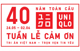 Kỷ niệm 40 năm trên toàn cầu, UNIQLO tri ân khách hàng Việt với chương trình Tuần Lễ Cảm Ơn