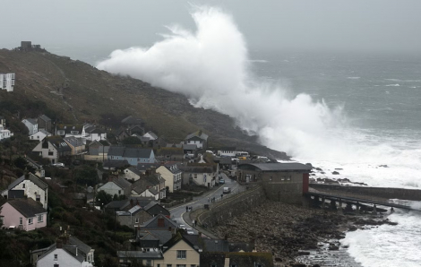 Mùa đông ở Anh và Ireland ẩm ướt hơn do biến đổi khí hậu