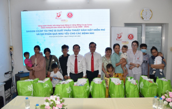 Saigon Co.op tặng 35 suất phẫu thuật hàm mặt miễn phí và 100 phần quà nhu yếu cho các bệnh nhi nhân ngày Quốc tế Thiếu nhi 1/6