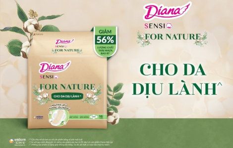 Diana Unicharm ra mắt Diana Sensi For Nature phiên bản giới hạn giảm 56% lượng nhựa bao bì nhân ngày Môi trường thế giới