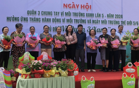 Quận 3 thực hiện công trình sạch - xanh - thân thiện môi trường dựa vào cộng đồng dân cư