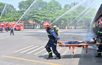 Vedan Việt Nam tổ chức thực tập phương án “Phòng cháy chữa cháy và cứu nạn cứu hộ” năm 2024