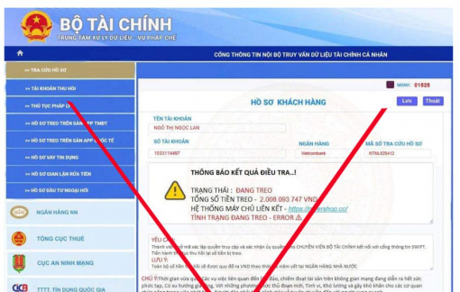 Văn bản, con dấu và website của Bộ Tài chính bị giả mạo