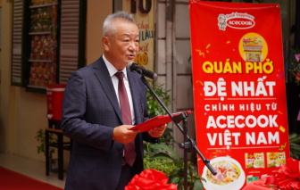 Acecook Việt Nam khai trương quán Phở ăn liền Đệ Nhất tại Hà Nội