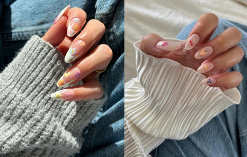 Xu hướng vẽ nail với họa tiết trái cây, hoa lá tươi mát