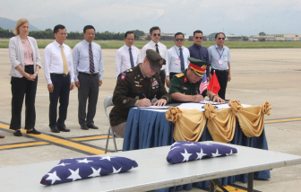 Đà Nẵng: Hồi hương hài cốt quân nhân Hoa Kỳ