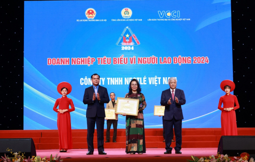 Nestlé Việt Nam được vinh danh “Doanh nghiệp tiêu biểu vì người lao động” năm thứ 5 liên tiếp