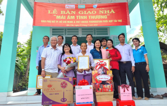 Báo Phụ nữ TPHCM trao mái ấm tình thương tại tỉnh Tây Ninh
