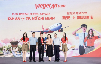 Vietjet khai trương đường bay Tây An (Trung Quốc) - TPHCM với siêu khuyến mãi cho các đường bay Trung Quốc