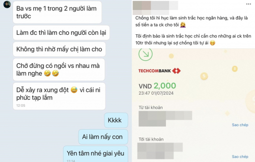 Dở khóc dở cười chuyện vợ chồng làm sinh trắc học ngân hàng