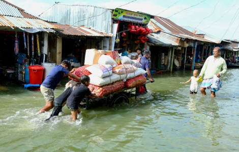 Hơn 2 triệu người ở Bangladesh bị ảnh hưởng do lũ lụt