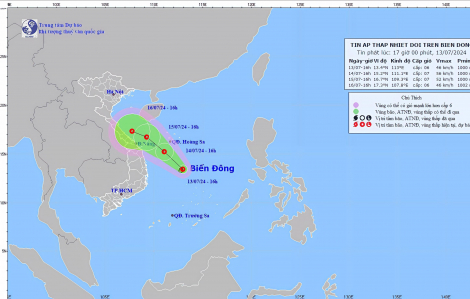 Áp thấp nhiệt đới trên Biển Đông