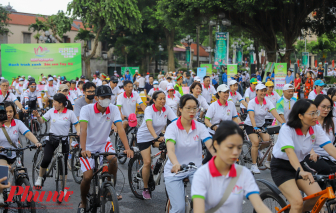 7.000 người đạp xe quanh Hồ Tây xác lập kỷ lục Việt Nam