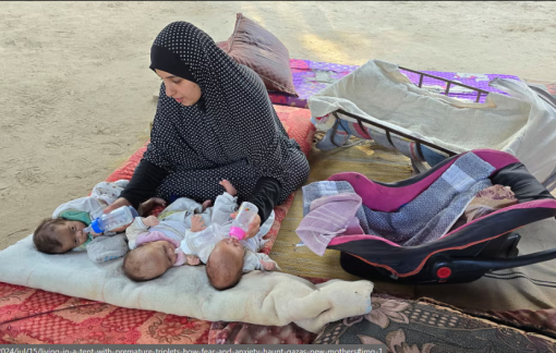 Nỗi sợ hãi và lo lắng ám ảnh những bà mẹ mới sinh ở Gaza