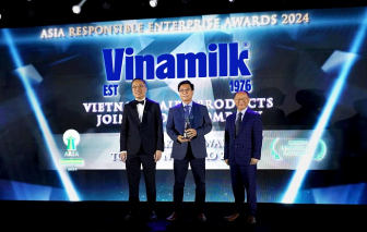 Tiên phong về Net Zero, Vinamilk được vinh danh tại giải thưởng doanh nghiệp trách nhiệm châu Á