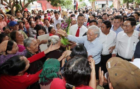 Tổng bí thư Nguyễn Phú Trọng - nhà lãnh đạo được nhân dân yêu mến