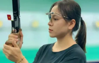 Trịnh Thu Vinh vào chung kết 10m súng ngắn hơi nữ Olympic Paris 2024