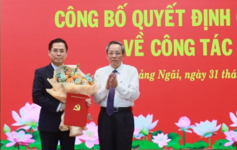 Thứ trưởng Bộ KH-CN Nguyễn Hoàng Giang làm Phó bí thư Tỉnh ủy Quảng Ngãi