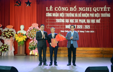 Trường đại học Sư phạm Huế có tân Hiệu trưởng và Phó hiệu trưởng