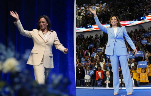 Phong cách thanh lịch của Phó tổng thống Mỹ Kamala Harris khi vận động tranh cử