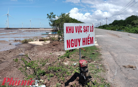 Bạc Liêu họp “khẩn” bàn giải pháp bảo vệ đê biển Đông bị sạt lở nghiêm trọng