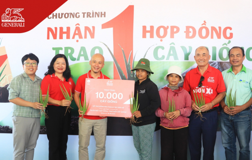 Generali Việt Nam trao tặng 10.000 cây giống cho đồng bào Raglai, Ninh Thuận