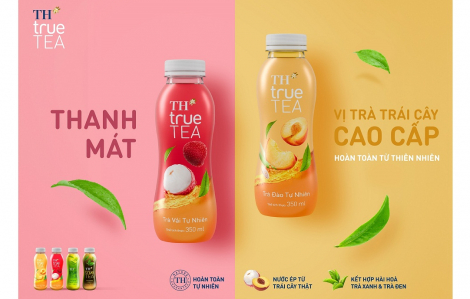 TH true TEA tiếp tục chinh phục giới trẻ với hương vị trà trái cây mới