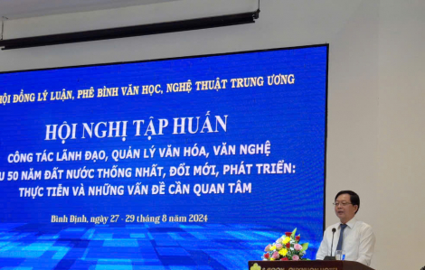 Gần 400 học viên tham gia tập huấn lý luận, phê bình văn học, nghệ thuật