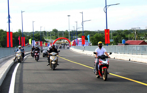 Thông xe cầu hơn 500 tỉ nối huyện Nhà Bè - Bình Chánh